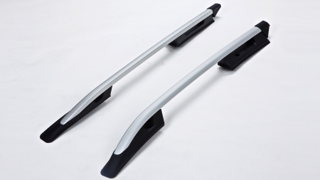 Рейлинги Сan Auto (MIL2.73.1901) Falcon без поперечины Silver со сверлением кузова для Mitsubishi L200 IV 2006-2015 от магазина ФаркопРос